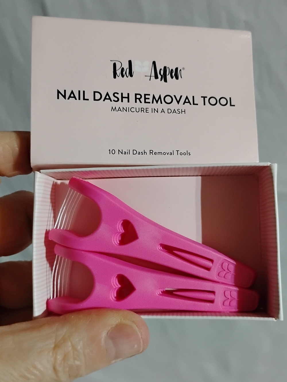 Red Aspen Nail Dash Removal Tool - Hot Pink (10 Pack)
